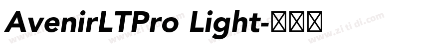 AvenirLTPro Light字体转换